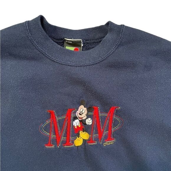 Vintage 90s Disney Mickey Mouse Sweatshirt Size Large - Picture 4 of 6